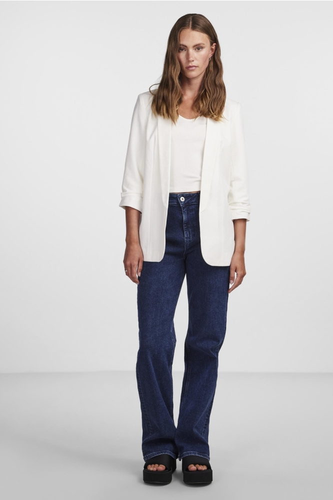 PCBOSELLA 3/4 BLAZER NOOS 17090996 Cloud Dancer